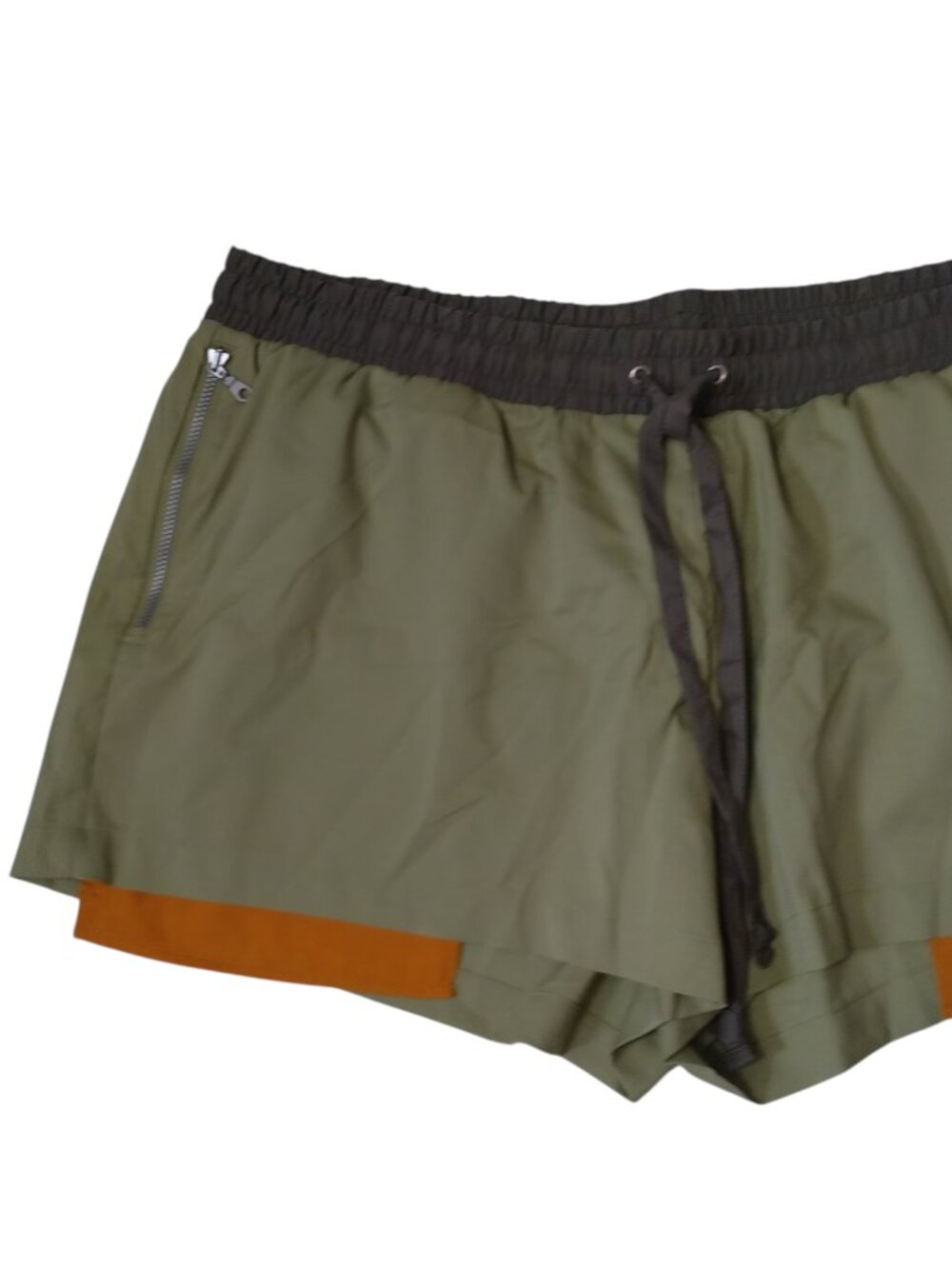 Girlfriend Collective Green Shorts With Liner Size XXL Pull On Drawstring Casual - Picture 3 of 7
